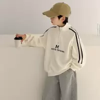 男童卫衣春季儿童半高领内搭上衣2026春秋新款大童装春装打底衫潮