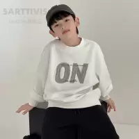 男童卫衣春秋款2026新款上衣大童春装衣服T儿童装春季痞帅长袖T恤