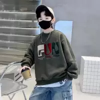 男童卫衣春秋款2026新款大童春装内搭潮酷儿童装痞帅运动长袖上衣