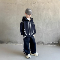 男童套装2026春装新款中大童韩版外套宽松长裤儿童运动两件套