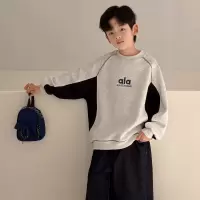 男童春季卫衣2026春秋新款大童装春装上衣潮男孩韩版打底衫潮酷