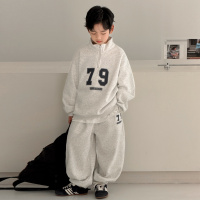 男童春季套装儿童运动卫衣2026春秋新款中大童装春装两件套潮男孩