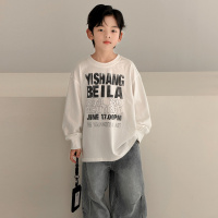 男童春季长袖T恤2026春秋新款大童装春装内搭上衣T儿童打底衫