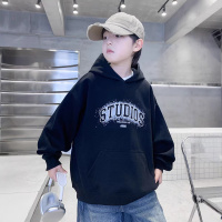 男童连帽卫衣春秋款2026新款中大童韩版上衣春季痞帅韩版儿童春装