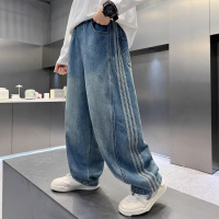 儿童装男童春秋款牛仔裤2026新款中大童男孩春装休闲春季直筒长裤