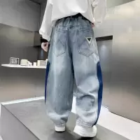 儿童装男童春装裤子2026新款中大童春秋款男孩痞帅牛仔裤春季长裤