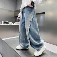 儿童装男童春装裤子2026新款中大童春秋款长裤春季男孩牛仔裤