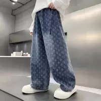 儿童装男童春装裤子2026新款春季长裤中大童春秋款男孩牛仔裤