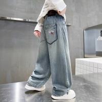 儿童装男童春装裤子2026新款春季长裤中大童春秋款男孩牛仔裤