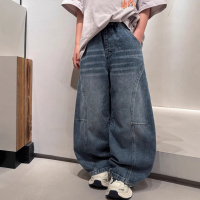 儿童装男童春装裤子2026新款男孩春秋款牛仔裤中大童春季休闲长裤