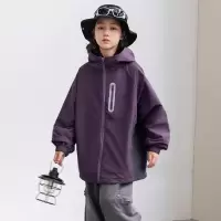 儿童装男童春装风衣外套2026新款中大童春秋款春季男孩冲锋衣户外
