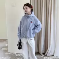 女童双面穿外套春装2026新款韩版休闲女大童宽松连帽洋气春秋上衣