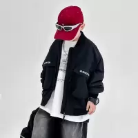 男童工装外套春秋款2026新款儿童春季夹克衫帅气中大童春装棒球服