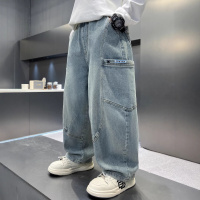 男童春季牛仔裤2026春秋新款儿童春装裤中大童裤子潮童装长裤