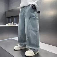 男童春季牛仔裤2026春秋新款儿童春装裤中大童裤子潮童装长裤