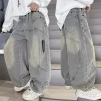 男童春季牛仔裤炸街裤子2026春秋新款儿童长裤痞帅中大童装春装潮