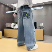 男童春款牛仔裤长裤2026新款儿童中大童春秋宽松炸街初中生裤子潮