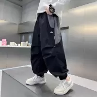 男童春秋款裤子2026新款男孩春装休闲儿童运动束脚裤中大童休闲裤