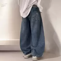 男童春装牛仔裤春秋款儿童裤子春季炸街2026新款大童装长裤潮男孩