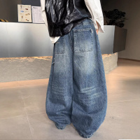 男童春装裤子2026新款男孩春季儿童直筒牛仔长裤中大童春秋款