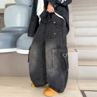 男童牛仔裤2026春秋新款大童装春装工装裤童装潮男孩儿童春季裤子