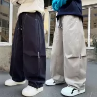 男童裤子休闲裤春秋2026新款儿童帅气春款工装裤大童12裤15岁