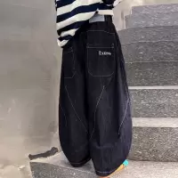 男童裤子春季牛仔裤儿童长裤2026春秋新款大童装春装灯笼裤潮男孩