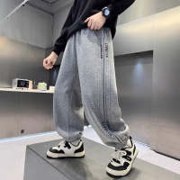 男童裤子春秋新款季中大童长裤男孩初中生春季运动裤儿童卫裤春装