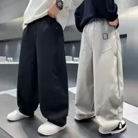 男童裤子春秋款2026新款儿童休闲裤帅气时髦初中生男孩春装长裤潮