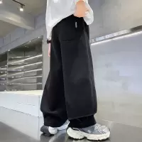 男童裤子春秋款2026新款帅气春装宽松儿童卫裤中大童春季运动裤潮