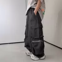 男童裤子春秋款2026新款男孩春装直筒工装裤中大儿童春季休闲裤潮