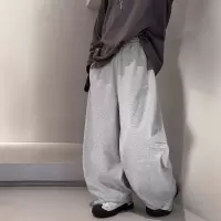 男童裤子春秋款2026新款男孩春装直筒阔腿裤中大儿童装运动卫裤潮