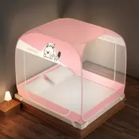 2026新款一体式免安装家用卧室儿童防摔防蚊加密母婴级蒙古包蚊帐