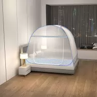 a类母婴级加密家用卧室防摔蚊帐免安装蒙古包蚊帐防蚊双可折叠