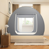 免安装蒙古包家用蚊帐遮光一体式蚊帐酒店防防风保暖帐篷蚊帐