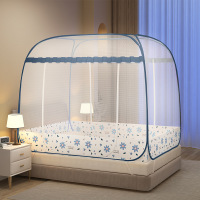 新款免安装1米5床家用免防摔1.2m折叠1米8加密防蚊