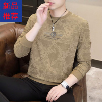 春秋季韩版新款圆领宽松上衣chic港风潮流