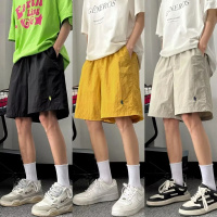 夏季新款美式短裤男潮牌薄款设计感小众宽松大码运动裤