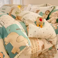 儿童卡通纯棉被套单件150x200x230被罩全棉单人宿舍1.5被单四件套
