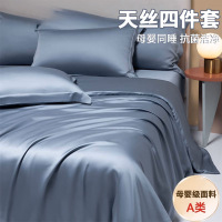 夏季100%天丝四件套轻奢夏季床单被套床笠被罩三件套床上用品床品