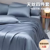 夏季100%天丝四件套轻奢夏季床单被套床笠被罩三件套床上用品床品