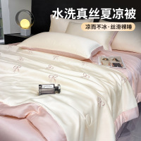 冰丝夏凉被三四件套非真丝天丝礼品夏被薄宿舍凉感丝空调被子被芯