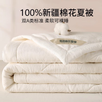 新疆全棉棉花夏被空调被夏凉被纯棉被子四季通用棉絮棉被芯可机洗