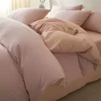 水洗棉床上四件套纯棉2026新款全棉床单被套床笠冬季床品