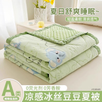 冰丝豆豆夏被空调被夏季儿童夏凉被单人可机洗2026新款薄被子