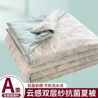 双层纱夏被空调被子夏季2026新款可机洗夏凉被四件套