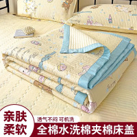 全棉床盖三件套学生宿舍榻榻米床单四季通用单人防滑炕盖