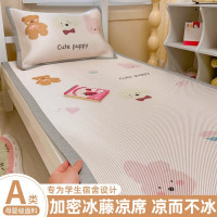夏季学生宿舍冰丝凉席2026夏天新款软席子单人儿童专用藤席90x190