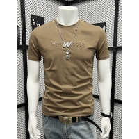 夏季新款ins同款T恤短袖时尚潮牌潮流半袖个性字母印花修身体恤男