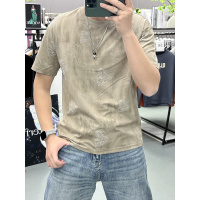 夏季新款马年休闲潮流凉爽时尚高品质男士短袖圆领T恤半袖打底衫t